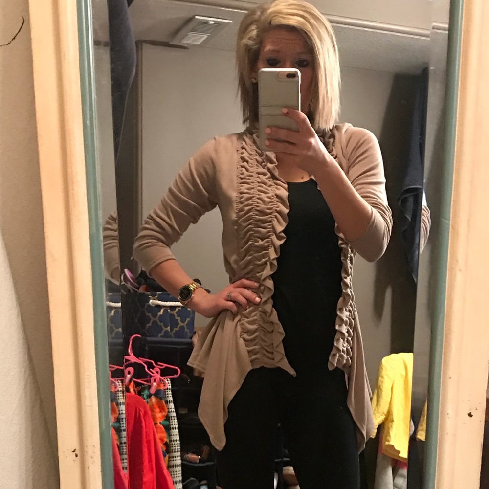 Ruffle sweater